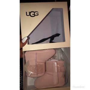 Newborn soft pink uggs